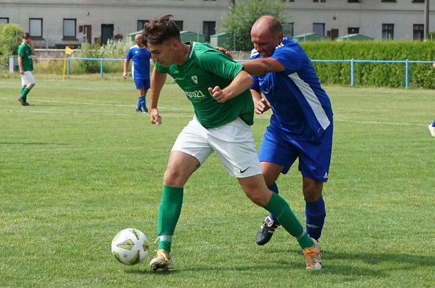 Momentka z utkání Mostek vs. Hostinné (3:2).
