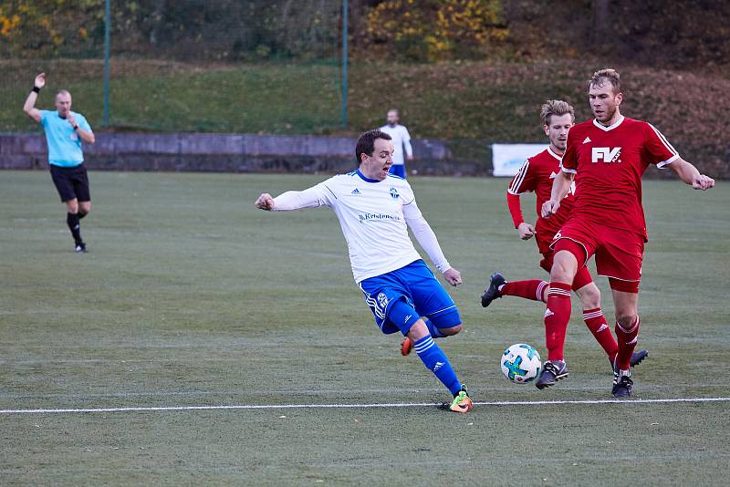 Fotbalisté Trutnova remizovali s rivalem ze Dvora Králové 2:2. V penaltách byli šťastnější hosté.