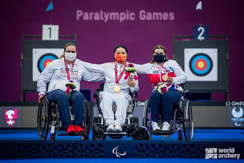 Šárka Musilová z Trutnova získala na paralympijských hrách v Tokiu dvě stříbrné medaile.