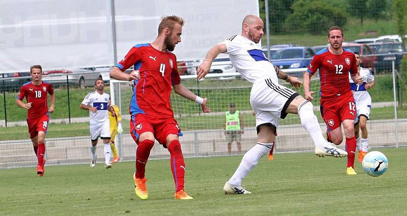 Čeští fotbalisté ve svém druhém utkání Region´s Cupu porazili San Marino 2:0.