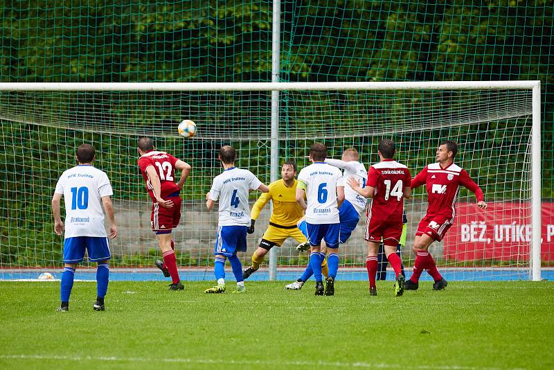 Podkrkonošské derby vyšlo střelecky lépe fotbalistům Trutnova.