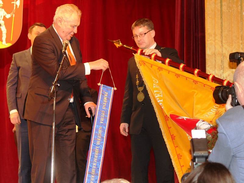 Prezident Miloš Zeman v Lomnici nad Popelkou
