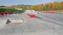 Nový skatepark vznikl u fotbalového stadionu ve Vrchlabí.