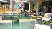 Ve Vrchlabí se v pondělí 17. května otevřely zahrádky restaurací a kaváren.