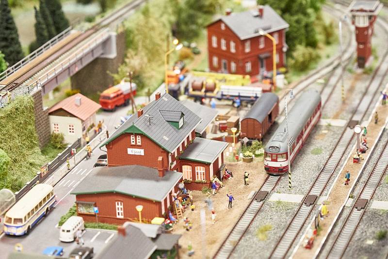 Výstava železničních modelů v Trutnově.