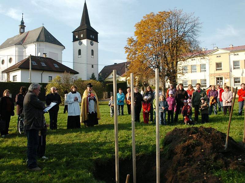 Svatoanežská lípa v Hajnici