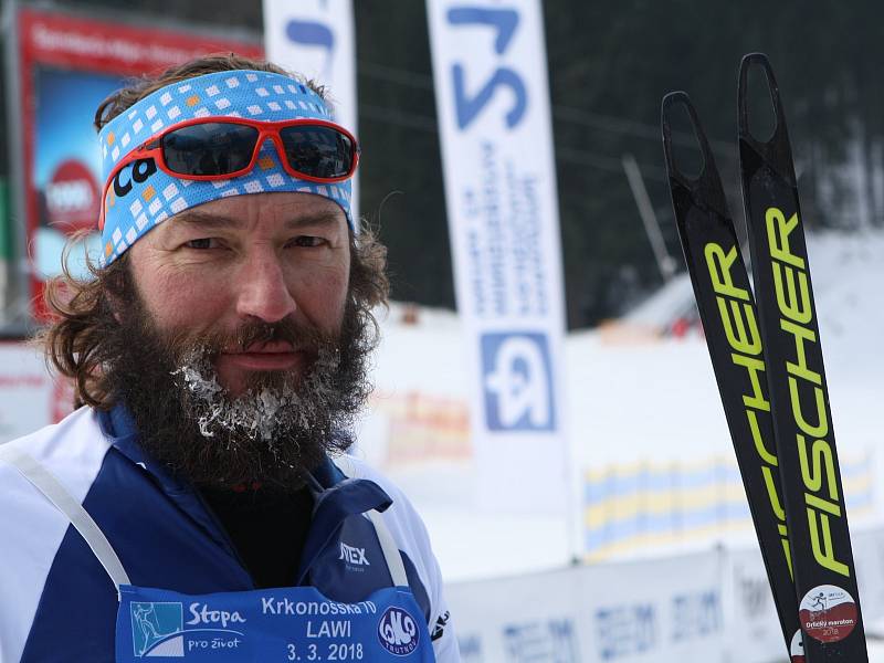 V sobotu se uskutečnil 63. ročník nejstaršího českého závodu běžkařů Krkonošská 70. Start a cíl byl v lyžařském středisku Svatý Petr ve Špindlerově Mlýně.