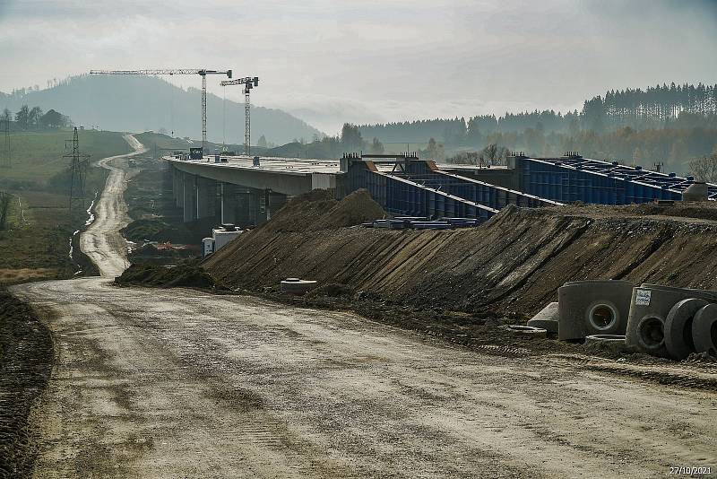 Výstavba polské S3 v úseku Kamienna Góra - Lubawka.