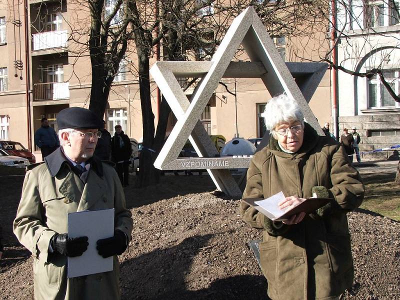 Hvězda místo synagogy.