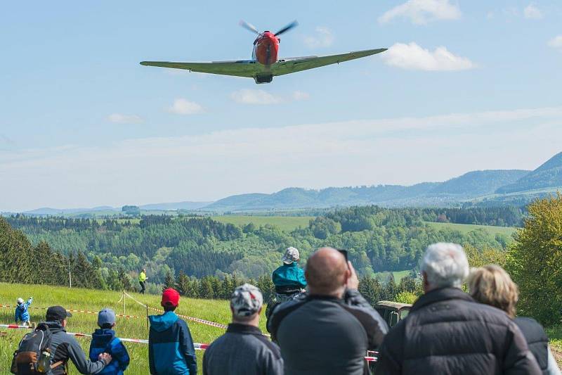 Sraz vojenské techniky u Stachelbergu v roce 2019.