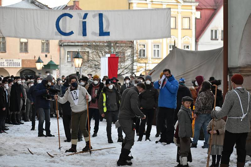 Film Poslední závod se natáčel v Krkonoších.