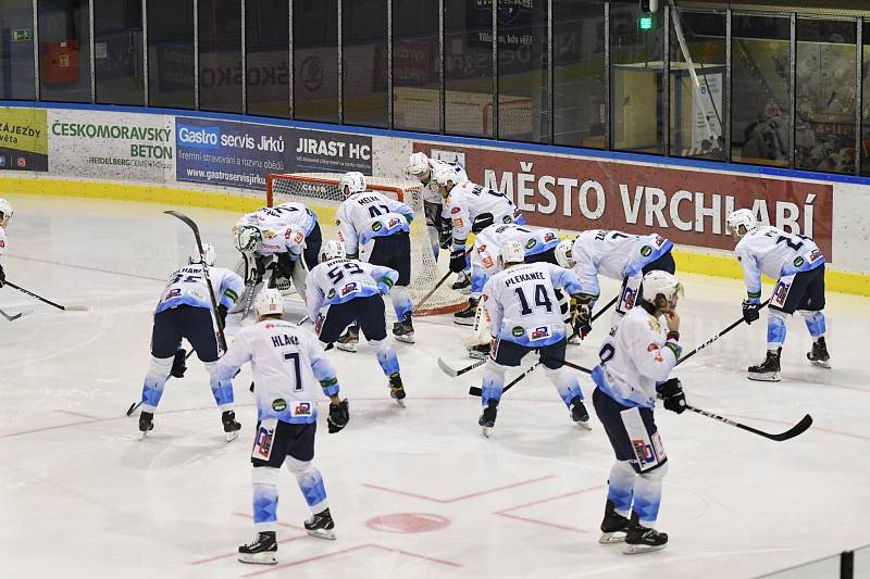 Hokejová Chance liga: HC Stadion Vrchlabí - Rytíři Kladno.