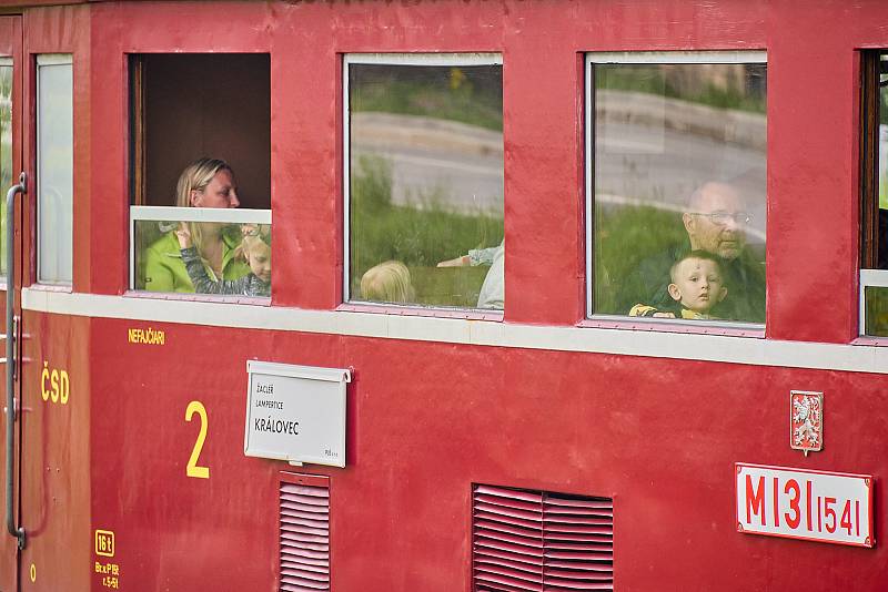 Sobotní akce k 140. výročí lokální železniční tratě Královec - Žacléř.