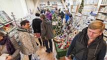 Zahájení adventu ve výrobním družstvu Vánoční ozdoby Dvůr Králové nad Labem.