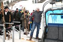 Zahájení lyžařské sezony ve Špindlerově Mlýně.