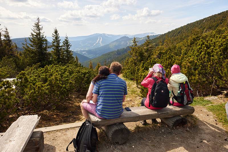 Krkonoše v sobotu 14. května 2022.