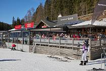 Nádherných podmínek využilo ve Skiareálu Špindlerův Mlýn množství lyžařů a snowboardistů.
