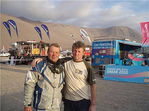 Expedice Dakar 2010 se setkala s jezdci známé rallye