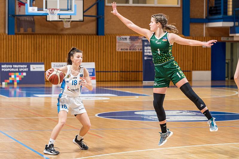 Basketbalistky Trutnova ve středu čeká předposlední duel základní část Renomia ŽBL.