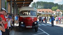 Slavnostní otevření autobusového nádraží v Hostinném.