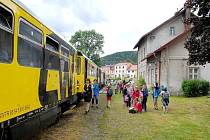 JEDINÝMI CESTUJÍCÍMI na železniční trati do Královce byli v posledních letech žacléřští školáci, kteří jednou ročně vyrazili na tématickou akci do Polska.