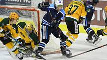 Čtvrtfinále play off hokejové Chance ligy: HC Stadion Vrchlabí - VHK Robe Vsetín.