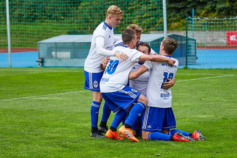 Fortuna Divize C: MFK Trutnov - TJ Dvůr Králové nad Labem 1:0 (0:0).