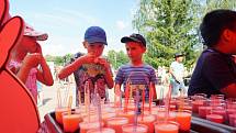 Farmáři z Voletin na okraji Trutnova ukázali dětem současné zemědělství.