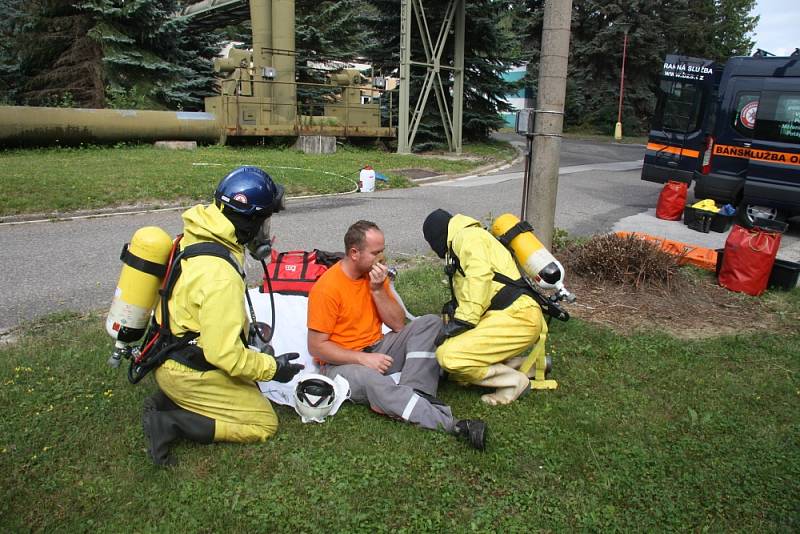 Pravidelné havarijní cvičení absolvovali zaměstnanci v elektrárně v Trutnově Poříčí.