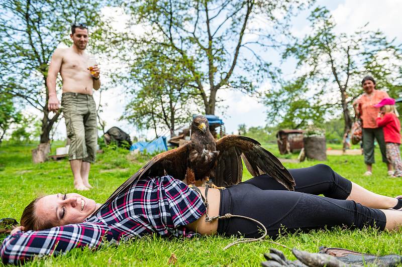 Ekocentrum Dotkni se křídel navštívily rodiny s dětmi při 1. narozeninách kolouška Bambiho.