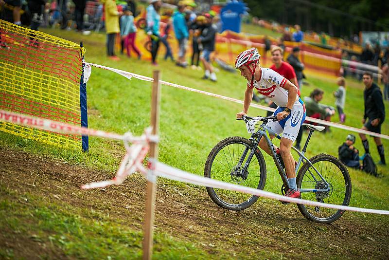 Mistrovství ČR a závod Českého poháru v cross country na horských kolech v Peci pod Sněžkou.