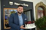 Dominik Mervart, živnostník roku 2021 Královéhradeckého kraje, vyrábí dorty ve Dvoře Králové nad Labem.
