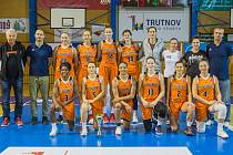 Vítězný tým 19. ročníku mezinárodního turnaje basketbalistek O pohár města Trutnova MBK Ružomberok.