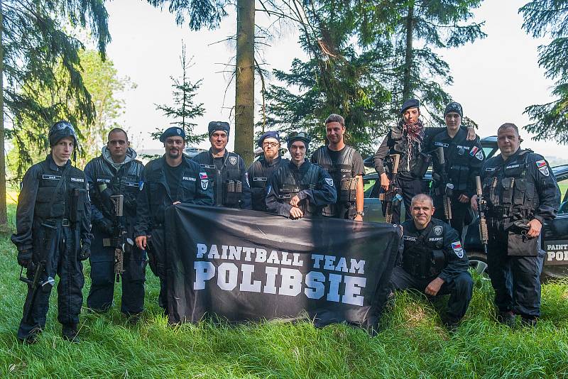 Operace Krakonoš v military paintballu.