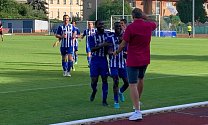 Dvorští fotbalisté po delší době prožili vítěznou premiéru nové sezony. Výhru dvěma góly trefil střelec Ibrahim Suleiman.