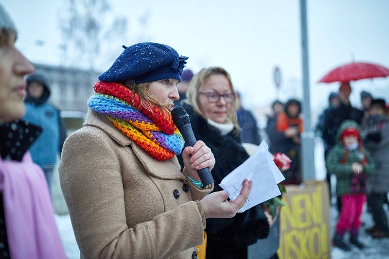 Úterní protest proti Babišovi a Ondráčkovi v Trutnově