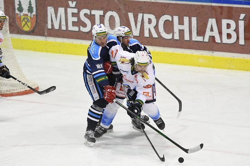 Hokejová Chance liga: HC Stadion Vrchlabí - Rytíři Kladno.