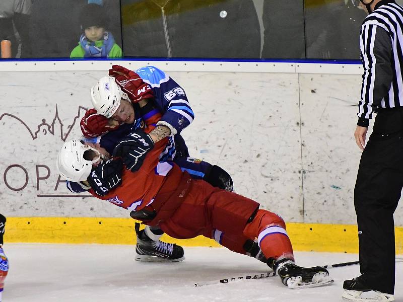 Hokejisté Nové Paky v derby statečně vzdorovali vrchlabskému favoritovi.