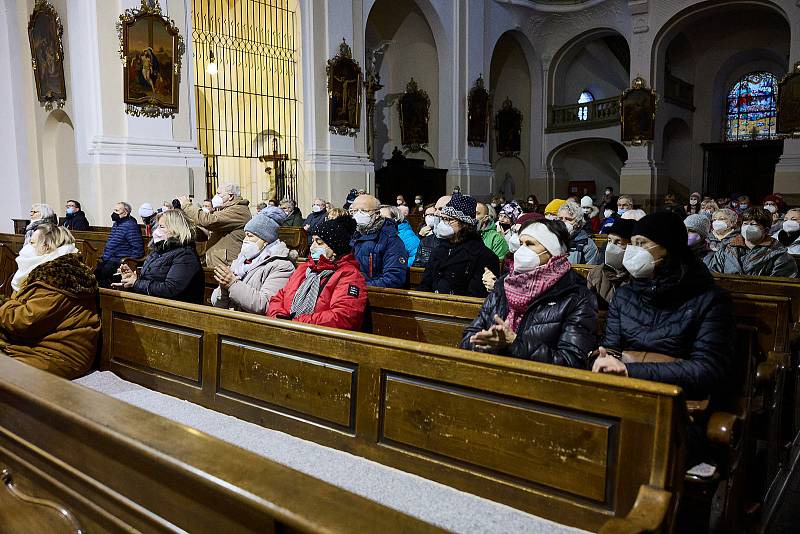 Tříkrálový koncert v trutnovském kostele.