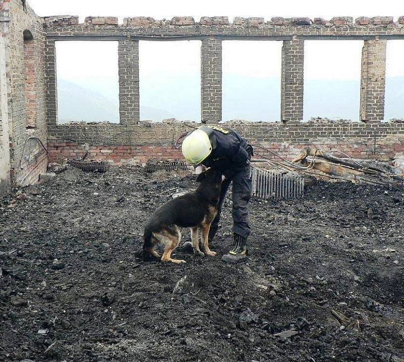 Hasiči vyšetřují požár na Petrově boudě