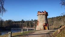 Přehrada Les Království nedaleko Dvora Králové nad Labem.