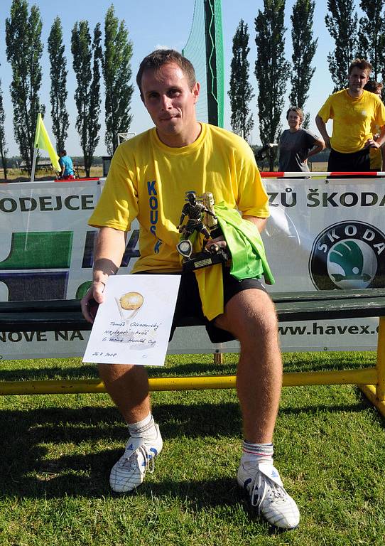 Hunťák Cup 2008, nejlepší hráč turnaje Tomáš Otradovský (Kousci Laušmanovi).