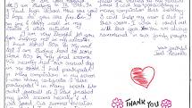 Indický student Joel Rozario poslal děkovný dopis do Úpice do lánské školy, která ho podporuje.