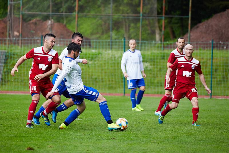 Podkrkonošské derby vyšlo střelecky lépe fotbalistům Trutnova.