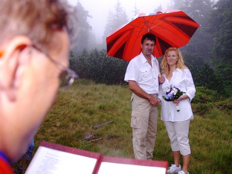8.8. 2008 - svatba na Růžové hoře