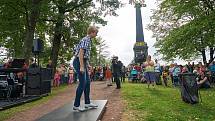 Zakončení letní turistické sezóny v Trutnově na vrchu Šibeník.