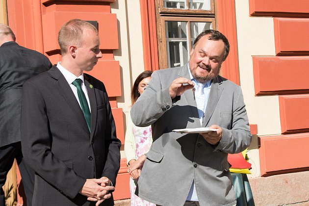Starosta Jilemnice Vladimír Richter (vpravo) se stal radním pro zdravotnictví Libereckého kraje.