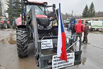 Čtvrteční protest zemědělců v Trutnově