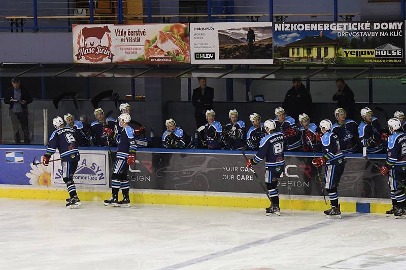 Hokejová Chance liga: HC Stadion Vrchlabí - Rytíři Kladno.