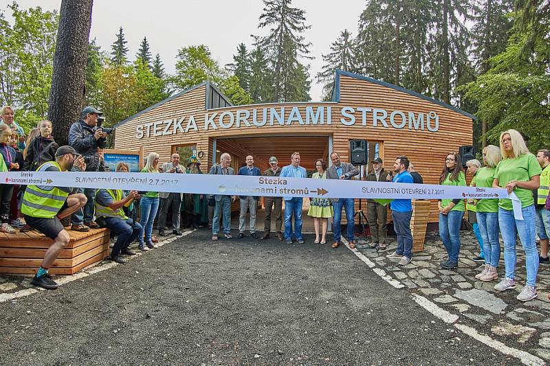 Stezka korunami stromů Krkonoše - otevření